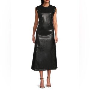 Area Stars Faux Leather Dress